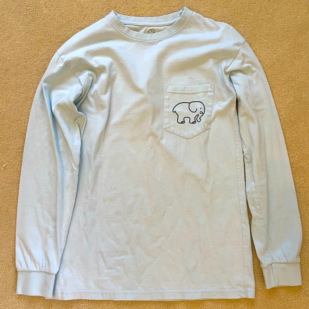 Ivory Ella Ice Blue Long Sleeve Tee